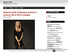Tablet Screenshot of moda-stile.com